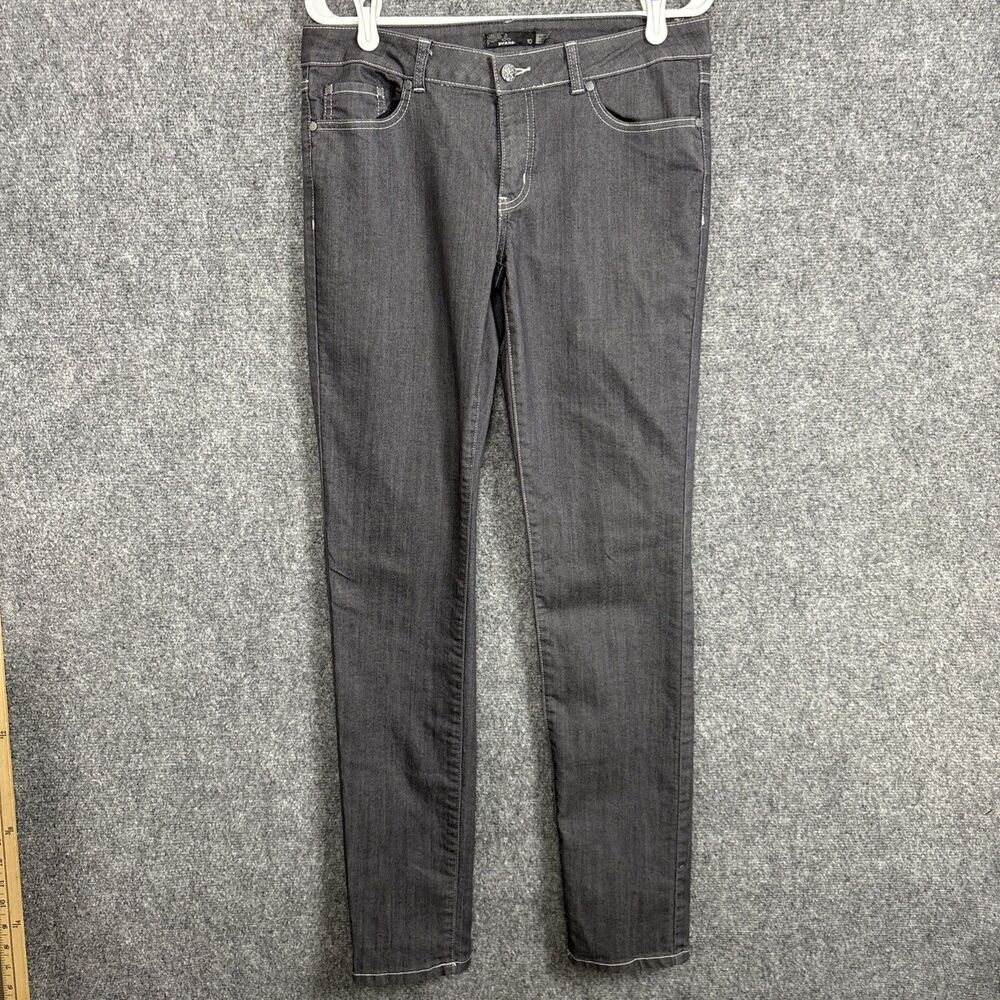 PrAna Kara Jeans Womens Size 10 Black Gray Straight Slim